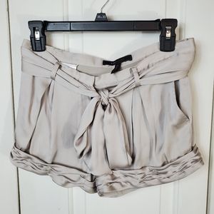 BCBG Maxazria Tie High waisted Shorts